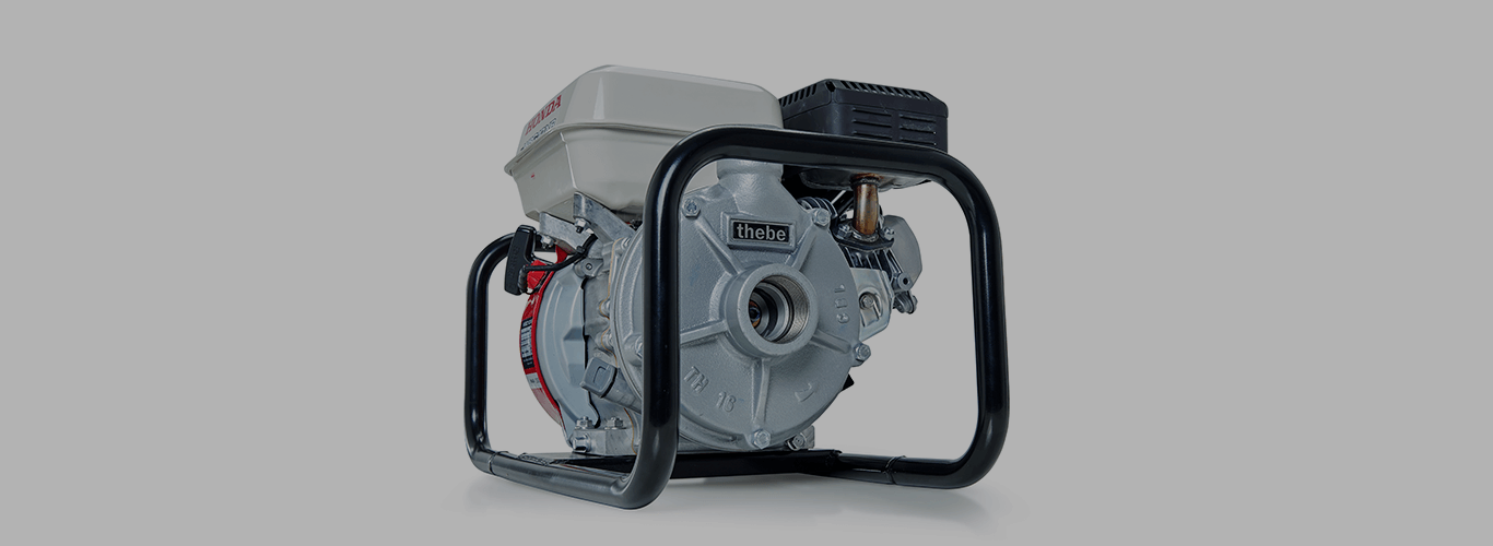 As motobombas da Honda são projetadas para conciliar o meio termo entre vazão e pressão 