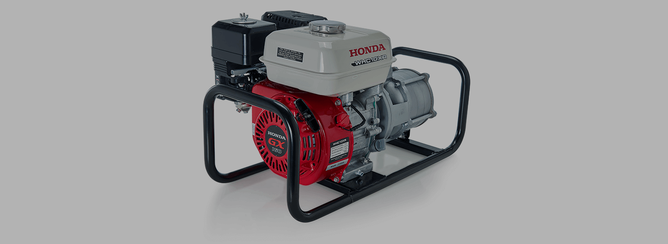 As motobombas da Honda são projetadas para conciliar o meio termo entre vazão e pressão 